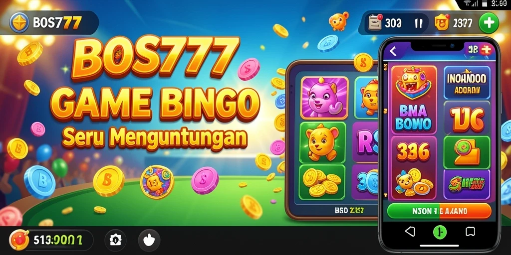 Tampilan gameplay seru dari BOS777 yang menampilkan permainan Bingo.