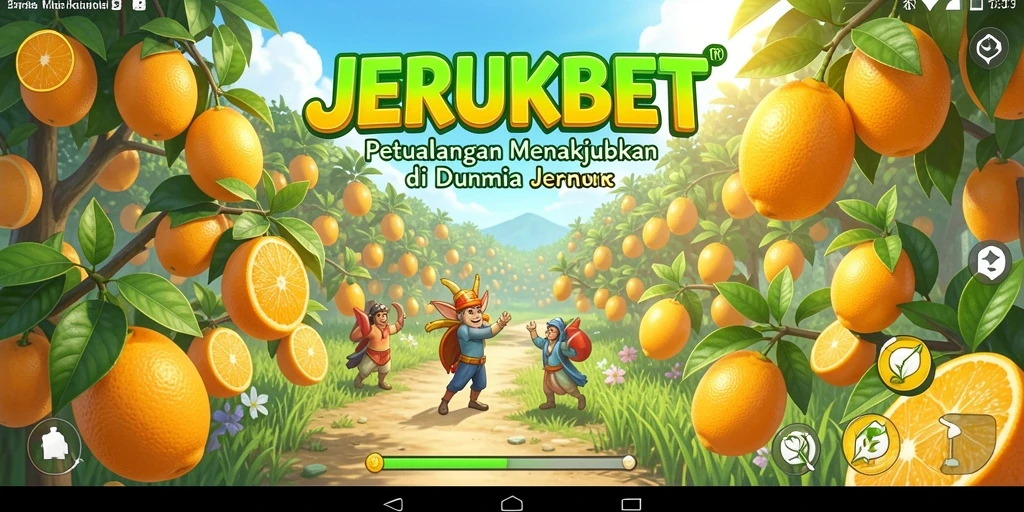 Screenshot gameplay JERUKBET menunjukkan aksi petualangan yang seru.