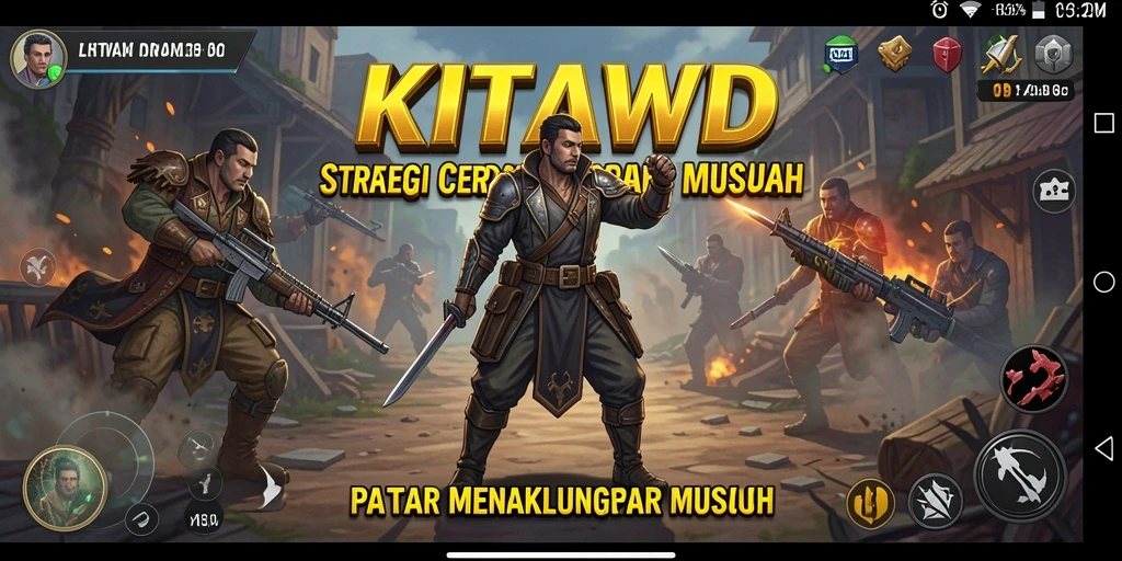 Tampilan gameplay KITAWD dengan strategi yang mendalam dan interaksi menarik.