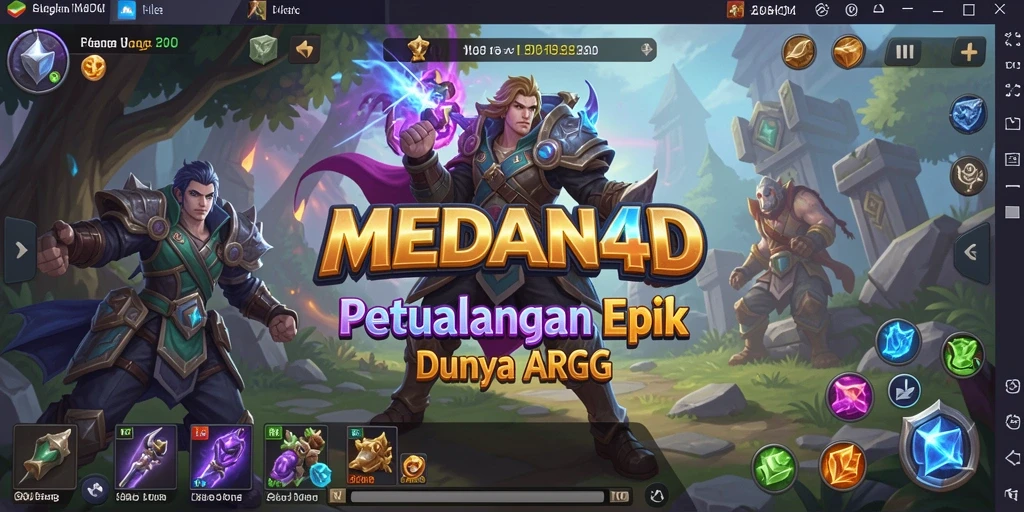 Gameplay seru dan grafik memukau di MEDAN4D.