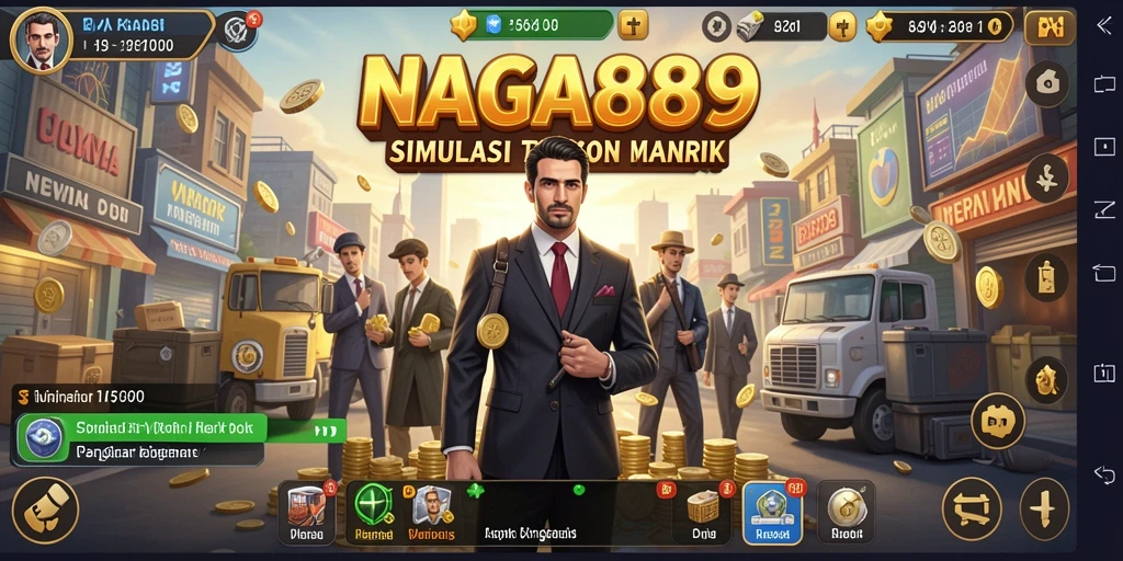 Screenshot utama NAGA889 menampilkan gameplay Tycoon yang menarik dan interaktif.