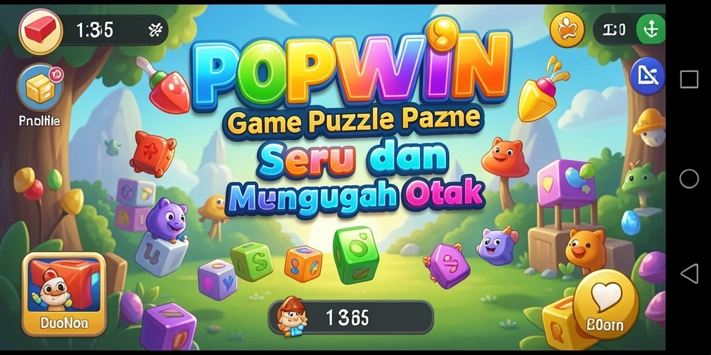 Tampilan gameplay POPWIN yang memikat dan menantang.