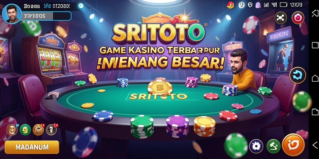 Tampilan gameplay SRITOTO yang menarik dengan berbagai pilihan permainan Kasino.