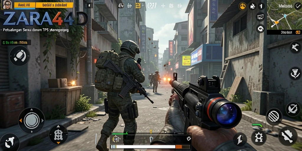 Tampilan gameplay seru dari ZARA4D yang penuh aksi.